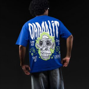 CHAOS – Royal Blue Oversized T-Shirt