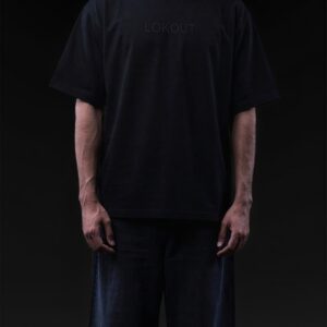LOKOUT SIGNATURE – Black Oversized T-shirt