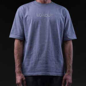LOKOUT SIGNATURE – Dark Grey Oversized T-shirt