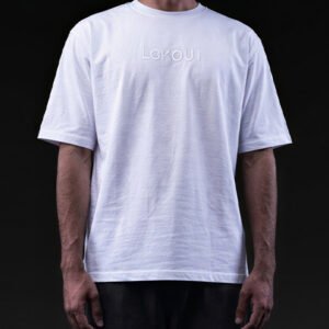 LOKOUT SIGNATURE – White Oversized T-shirt